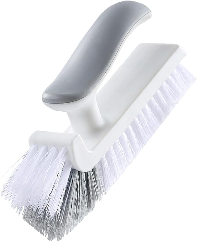 Heavy Duty Corner Cleaning Tool Flexible Bristles Storage Hole Comfort Grips Bathroom Kitchens Corner Remover Door Frame Crevices Cleaner