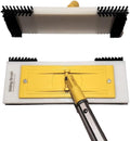 100% Eco-Friendly Vinyl Siding Brush | Nylon Bristle Exterior Cleaning Tool for Stain Removal | Exterior House Cleaner | Fits Standard Extension Pole | Durable and Reusable