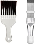 2Pcs Air Conditioner Fin CombsCondenser, Refrigerator Coil Cleaning Brush Evaporator Cleaner Stainless Steel Metal Radiator Fin Repair Tool for Refrigerators, Auto, Computers, Kitchens