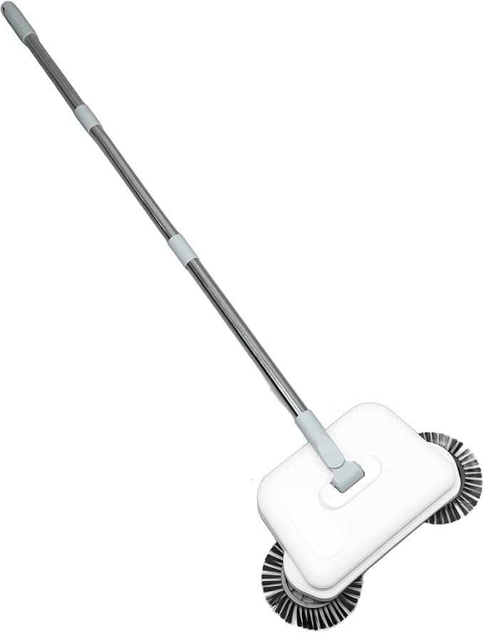TOPINCN Hand Push Sweeper, Carpet Sweeper Wet Dry Vacuum Cleaner Hand Push Sweeping Vacuum Cleaner Non Electric Sweeper Mop Manual Floor Sweeping Mopping Machine for Hardwood Floor Hair