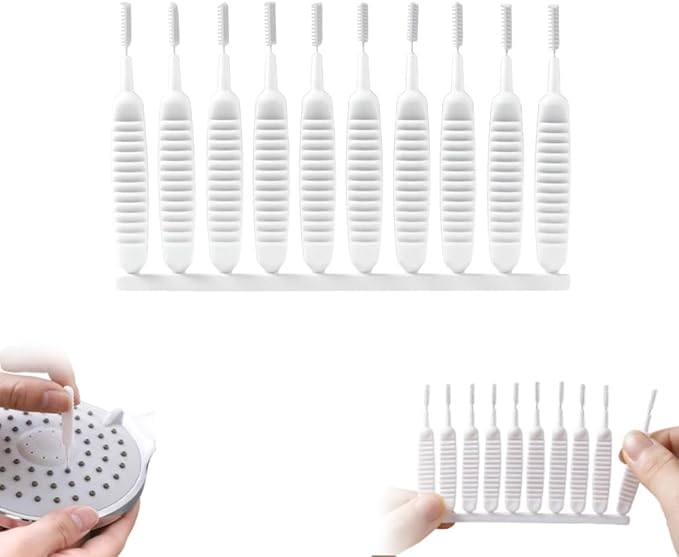 Shower Head Cleaning Brush for Small Hole, 2026 New Upgrade Gap Hole Anti-Clogging Cleaning Brush, Multifunctional Shower Cleaning Tools, Showerhead Cleaning Brushes Picks for Bathroom (10 Pcak)