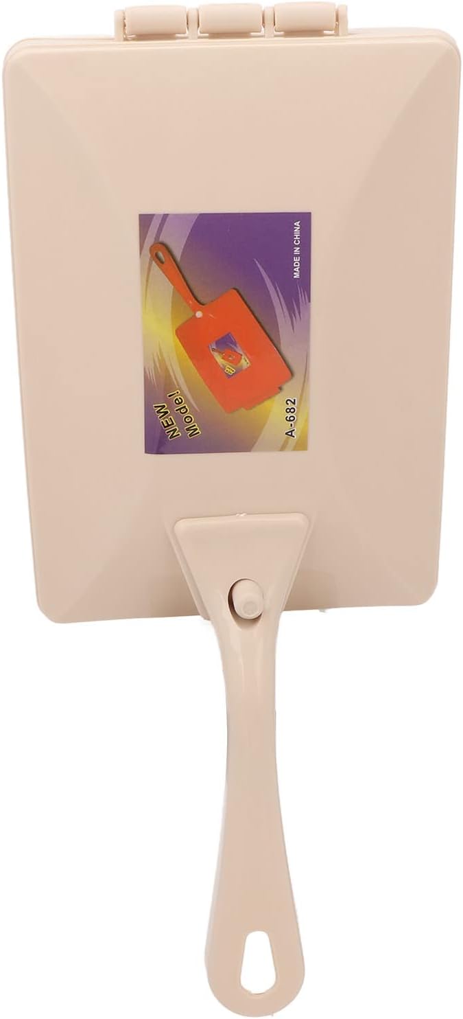 Yinhing Double Roller Broom Brush, Carpet Debris Sweeper with Comfortable Grip, Beige