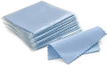 JUNXINSHUN 50pcs Jewelry Cleaning Cloth Pink Polishing Cloth for Sterling Silver Gold Platinum Small Silver Polish 8x8cm (Blue)