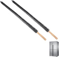 Fridge Coil Cleaning Brush,29.5Inch Long Handle Coil Brush for Fridge,Crevice Stanless Steel Cleaning Brush,Bendable,2Pack