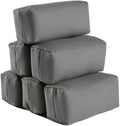 Microfiber Applicator Pad, Car Detailing Suede Sponge Applicator, 6Pcs Coating Sponge Pads for Cars, Ceramic Spray Coating, Applying Wax, Sealants & Other Conditioners-（6pcs）