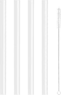 CampTek Straws Replacement Compatible with CamelBak eddy+ Water Bottle, 4 BPA-FREE Straws and 1 Straw Cleaning Brush