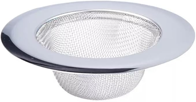 2Pcs Kitchen Sink Strainer, Stainless Steel Mesh Drain Filter, 4.52 Inch Wide Rim, Food Debris Collection (2, 4.52 Inch)