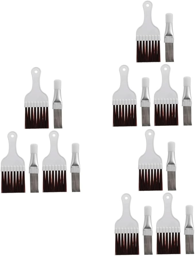 Cabilock 3 Sets Air Conditioner Fin Cleaner Set Fin Comb Thin Radiator Cleaner Brush for Air Conditioner Cleaning Supplies