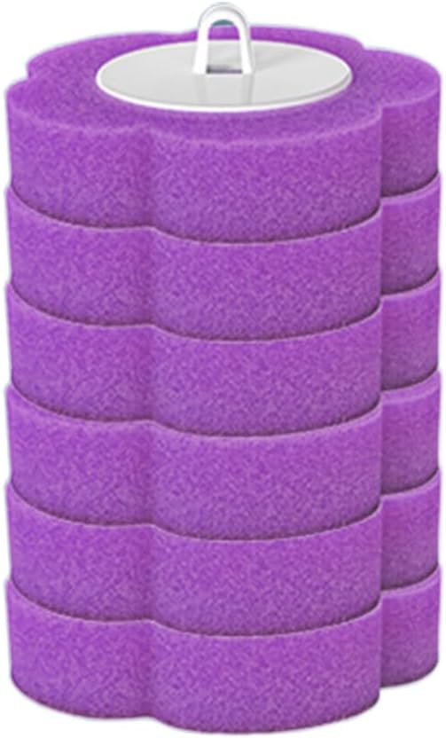 Disposable Toilet Brush, 2026 New Toilet Brush Holder, Compact Wall Mounted Toilet Brush for Modern Bathrooms, Hygienic Toilet Cleaner for Families (Lavender Flavor 6PCS)