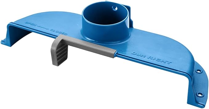 Floor Sweep w/Blast Gate - Dust Collectors for Woodworking Captures any Dust, & Debris - Easily Open Foot-Activated Dust Gate - Wall Mounted Dust Collector Accessories w/Pre-Drilled Mounting Holes