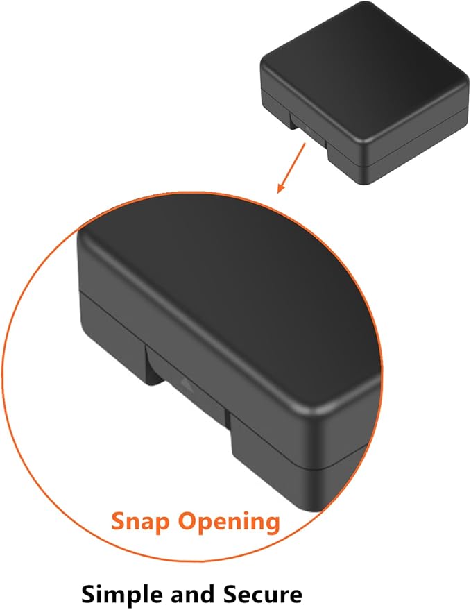 Pack of 5 Protective Storage Case Compatible with Battery of Gopro Hero 5/6/7/8/9/10/11/12/13 Black Cameras, Multifunctional Battery Case Organizer Boxes with Memory Card Slot