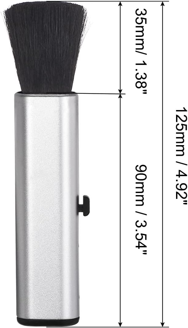 PATIKIL Keyboard Cleaning Brush, Telescopic Type Window Groove Cleaning Brush, for Laptop Computer Keyboard Window Silver