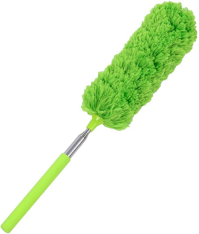 Ceiling Fan Duster with Extension Pole Telescopic Microfibre Brush EXTENDABLE Extending Feather Duster Cleaning Cleaning Supplies Scrubbing Brush for Holder