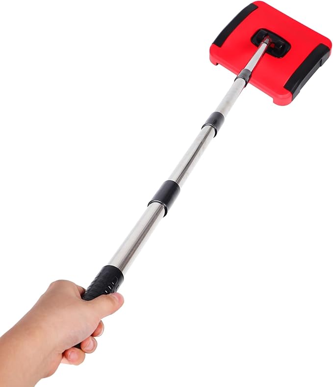 Cordless Hand Push Carpet Sweeper with Rotating Brush Rolls for Pet Hair and Dust Removal Versatile Floor Cleaner for Carpets Hardwood Floors Tiles Easy Maintenance Manual Vacuum