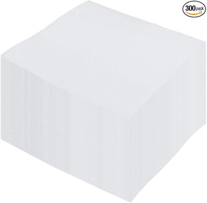 AAWipes Lint Free Wipes Disposable Cleaning Cleanroom Cellulose/Polyester Blend 6" x 6" (Grade B, 56 GSM) Bag of 300 Pcs General Purpose Lab Wipes Dry Dustless (NW05606)