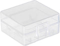 Fielect 2 x 18350 Battery Storage Case Holder Organizer Box Transparent