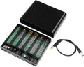 diymore 18650 Battery Holder with Wire 18650 Battery Holder Case 5V/9V/12V Series DIY Battery Storage Boxes,Black Plastic Batteries Case for 18650 Battery Box ﻿