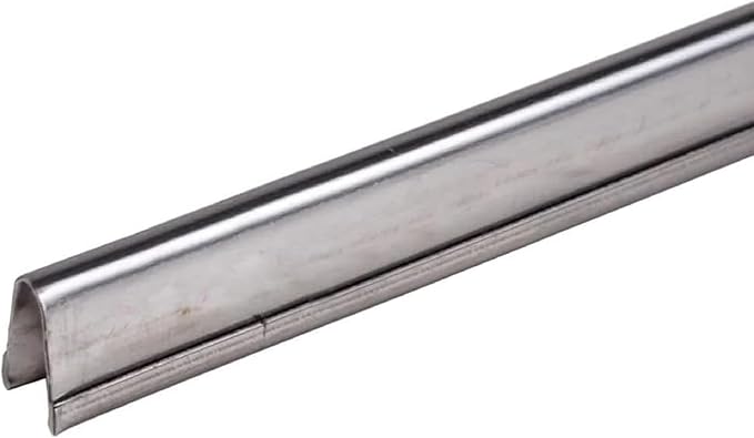 Sliding Door Repair Track Cover Repair Worn Damaged Sliding Glass Door Repair Horizontal Sliding Window Tracks Stainless Steel | Track Replacement for Patio Glass Door Repair (6 Feet)