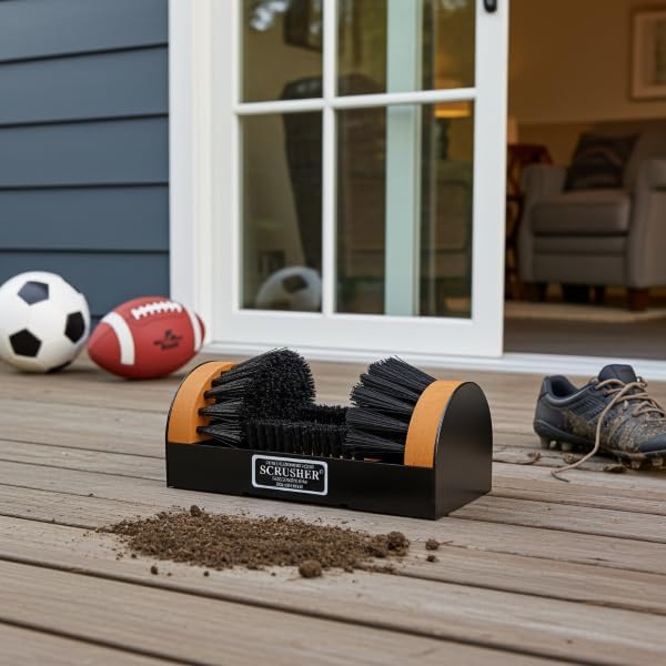 The Original Shoe & Boot Cleaner - Outdoor Boot Brush Scrubber, Heavy Duty Weather Resistant Steel Frame- Made in America