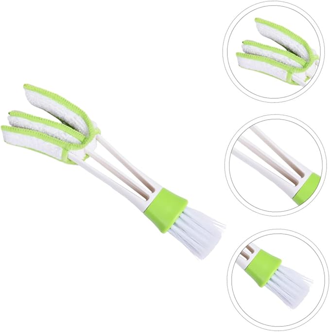 Didiseaon 3pcs Car Air Vent Cleaning Brush Double-Ended Interior Crevice Brush Automotive Air Conditioner Detail Tool for Dashboard and Vent Dust Removal