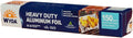 Wyda Heavy Duty Aluminum Foil – 150 Sq Ft (50 Yd x 12 In) |Strong Food-Grade with Built-In Cutter for Baking, Grilling, Cooking & Food Storage | Oven & Freezer Safe, Recyclable