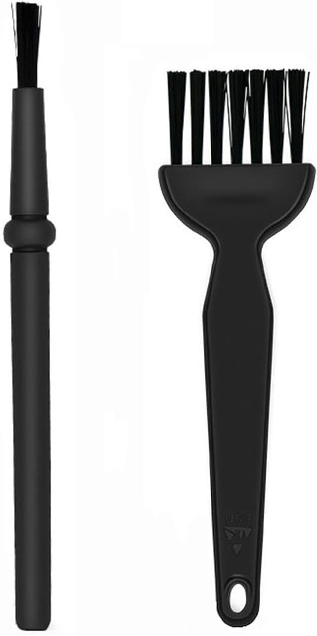 2PCS Anti Static Brush Air Duster Set for Computer Keyboard Camera Cleaning Keep Your Devices Dust Plastic, As Picture Shows