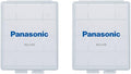 Eneloop Panasonic BQ-CASE2SA Battery Storage Cases with 4AA or 5AAA Battery Capacity, Pack of 2