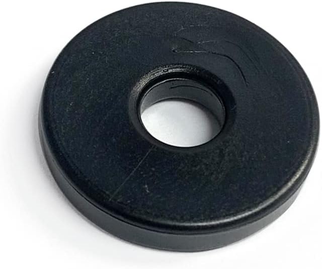 Homacer Sliding Barn Door Hardware Black Plastic 3/16in Washer Set of 4