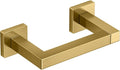 Toilet Paper Holder Wall Mounted Post Pivoting Square Tissue Holders Roll Holder Hangers for Bathroom Commercial Toilet Paper Dispenser,Gold