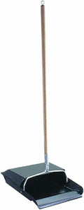Fulton Corporation Dust Pan Steel Black with 30 Wood Handle