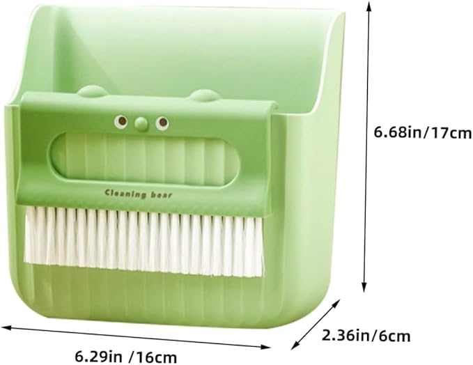 Mini Broom Set Dustpan Brush Carpet Sweeper for Desktop Outdoor Car Detailing