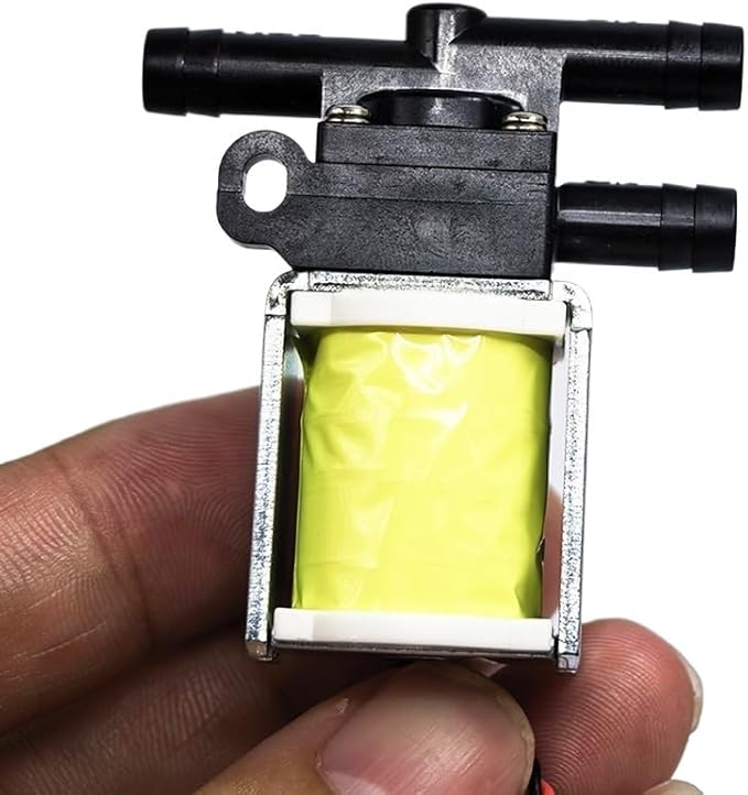 CJWV16-3A12A DC 12V Mini 2-Position 3-Way Solenoid Water Valve Flow Control Switch For Sweeper Floor Carpet Cleaner