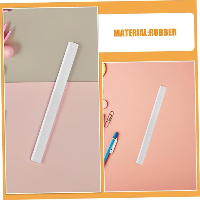 8pcs Sturdy Rubber Dustpan Lips Replacement Strips Easy Install for Overflow Prevention Home Cleaning Accessories