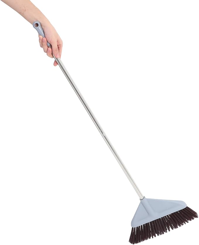 Nobend Soft Bristle Cleaning Broom for Floors Gentle Surfaces Heavy-Duty Housekeeping Tool for Indoor Outdoor Use Garage Patio Office Kitchen
