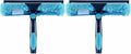 11" Window Squeegee and Microfiber Scrubber 2-in-1 Combo Cleaning Tools (Attachement Only) (2)