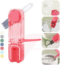 4 in 1 Cup Lid Gap Cleaning Brush, Multifunctional Insulation Bottle Cleaning Tools, Mutipurpose Tiny Silicone Cup Holder Cleaner, Home Kitchen Cleaning Tools