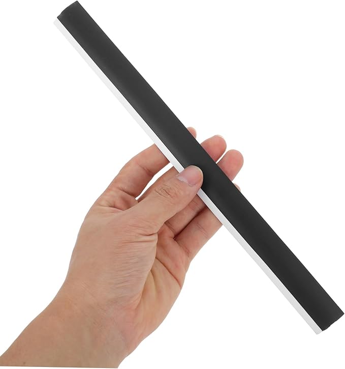 4pcs Rubber Dustpan Edge Strips Soft Rubber Replacement Lips for Enhanced Sealing Noise Reduction Fit Garbage Prevention Easy Installation