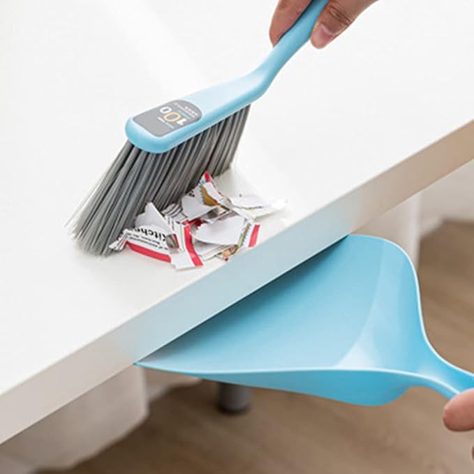 Small Broom and Dustpan Set Pan Broom Hand Broom Pan with Brush Set,Handheld Dustpan,Brush Pan for Table,Kitchen,Home