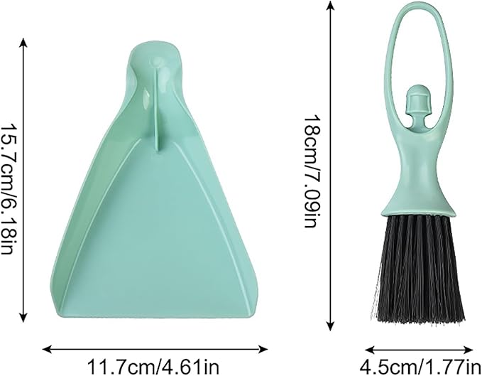 Long Handle Scrub Brushes for Cleaning Shower Small Dustpan Set Mini Design Desktop Cleaning Brush Dustpan Tub O Scrub (White, 18.00), Bgsaf4T4V