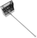 Stainless Steel Dustpan with Long Handle Upright Garbage Shovel Heavy Duty Large Size for Home and Garage Cleaning Indoor Outdoor Use