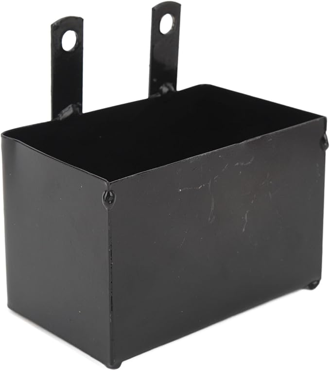 Battery Carrier Case, Motorcycle Battery Box Holder Black Rustproof Sturdy Structure for to ATV Motorbike Dirt Bike