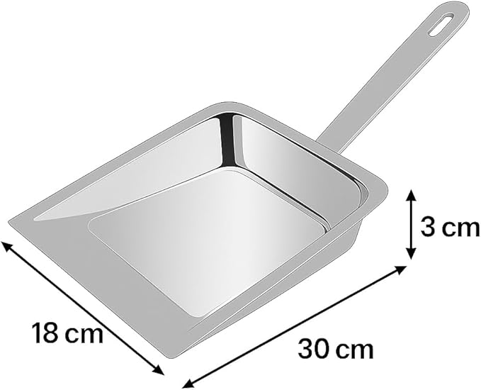 Stainless Steel dust pan, Dustpan, Supadi,Dust Collector Pan for Home and Kitchen