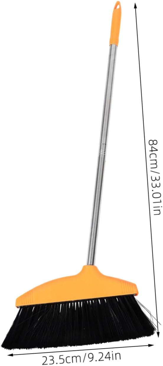 Soft Bristle Floor Broom with Handle Design for Home Kitchen Office Indoor Outdoor Cleaning Effortless Dust and Hair Removal
