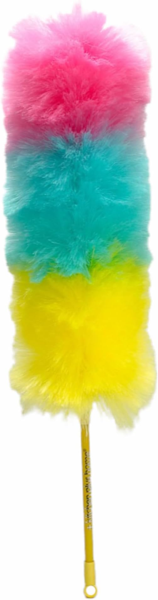 Kitchen + Home Large Static Duster - 27" Inch Electrostatic Feather Duster attracts dust Like a Magnet! - Cotton Candy