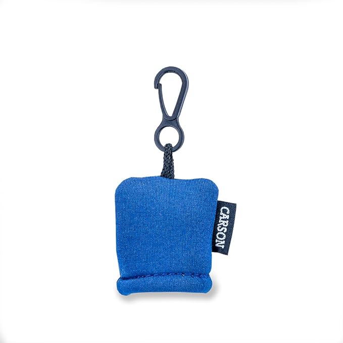 Carson Stuff-It Microfiber Lens Cloth Cleaning System for Eyeglasses, Smartphones, Tablets, Optics, Lenses, Cameras and More