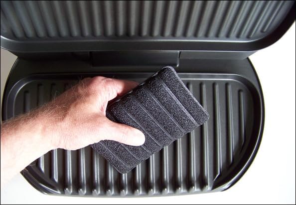 Jetz-Scrubz Grooves Scrubber Sponge - Cleans Wire Racks & Shelves, Baking & Cooling Racks, Pack of 3