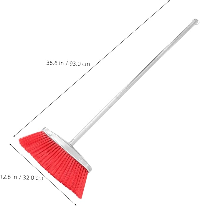 GALPADA Heavy Duty Cleaning Broom with Soft Bristles for Home and Office Gentle Floor Sweeper for Indoor Use Dust and Hair Removal for Kitchens
