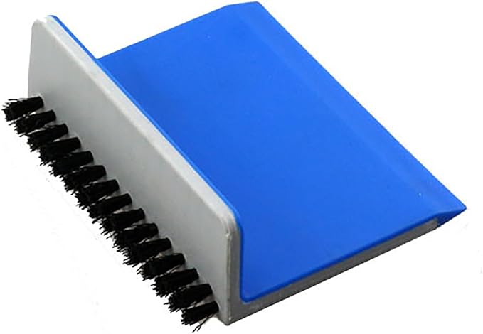 Blue Kitchen Sink Scraper Multi Purpose Kitchen Countertop Brush Cleaning Scrubber Vegetable Cleaner Mini Scraper Window Tile Debris Cleaning Tool