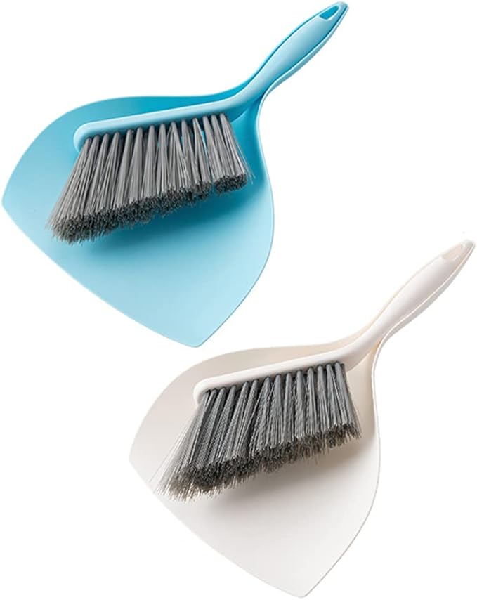 Small Broom and Dustpan Set Pan Broom Hand Broom Pan with Brush Set,Handheld Dustpan,Brush Pan for Table,Kitchen,Home