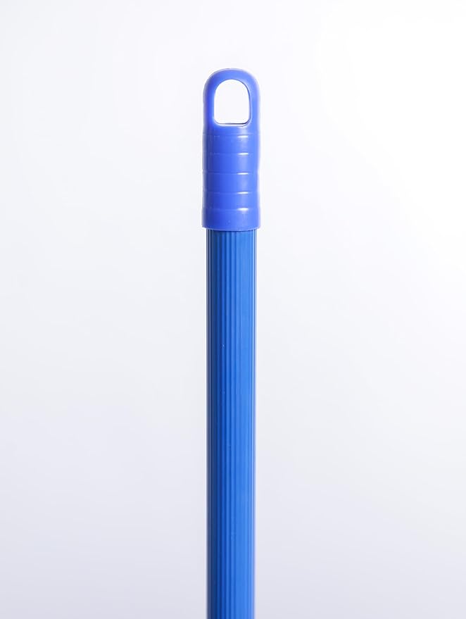 1 Pack Soft Sweeping Brooms /38” House Brooms for Sweeping Indoor& Outdoor Broom Cleaning/Asian Thailand Plastic Broom/Choi Nhua Thai LAN/Choi Nhua Quet Nha (1 pcs) (Blue)
